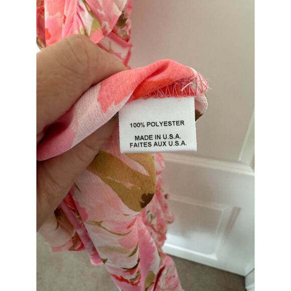 MISA Los Angeles Kidada Dress Blushing Flora Pink Small - Picture 6 of 7